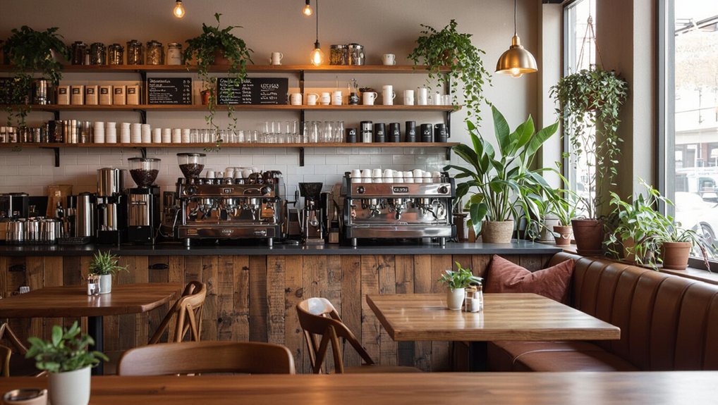 ambiance driven coffee shop design