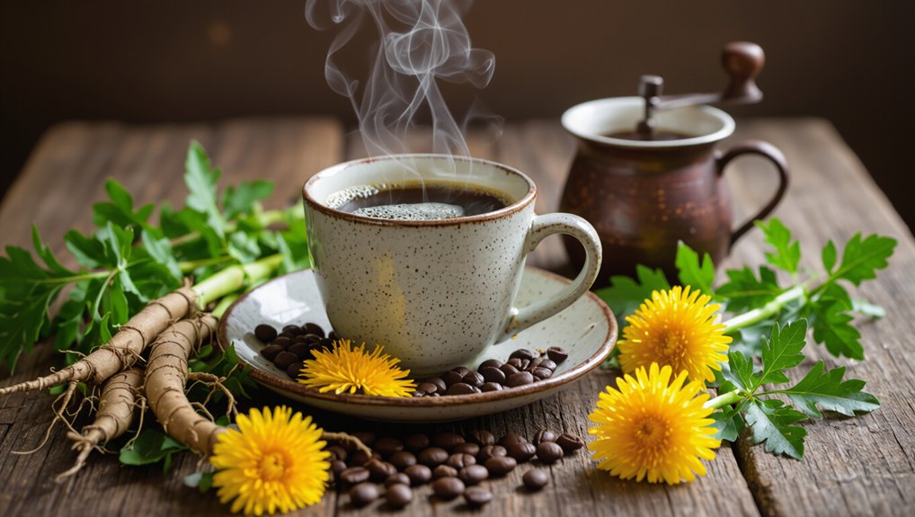 dandelion coffee caffeine free alternative
