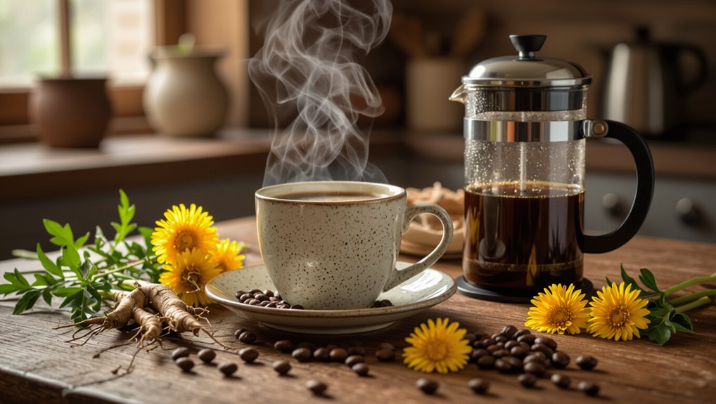 dandelion coffee healthier caffeine free alternative