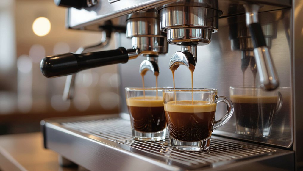 diverse types of espresso