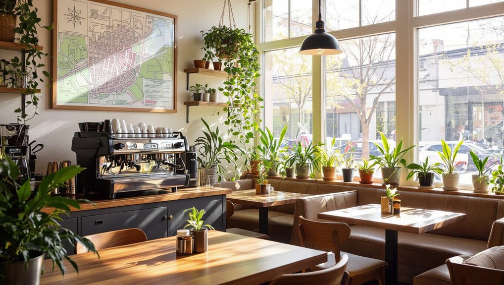 strategic coffee shop location