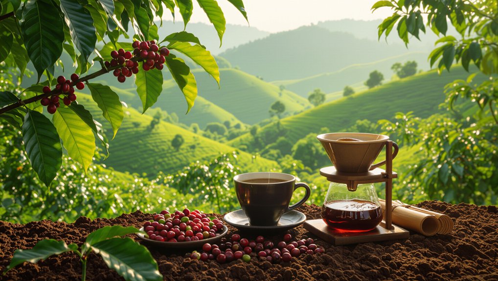 thai coffee cultivation history