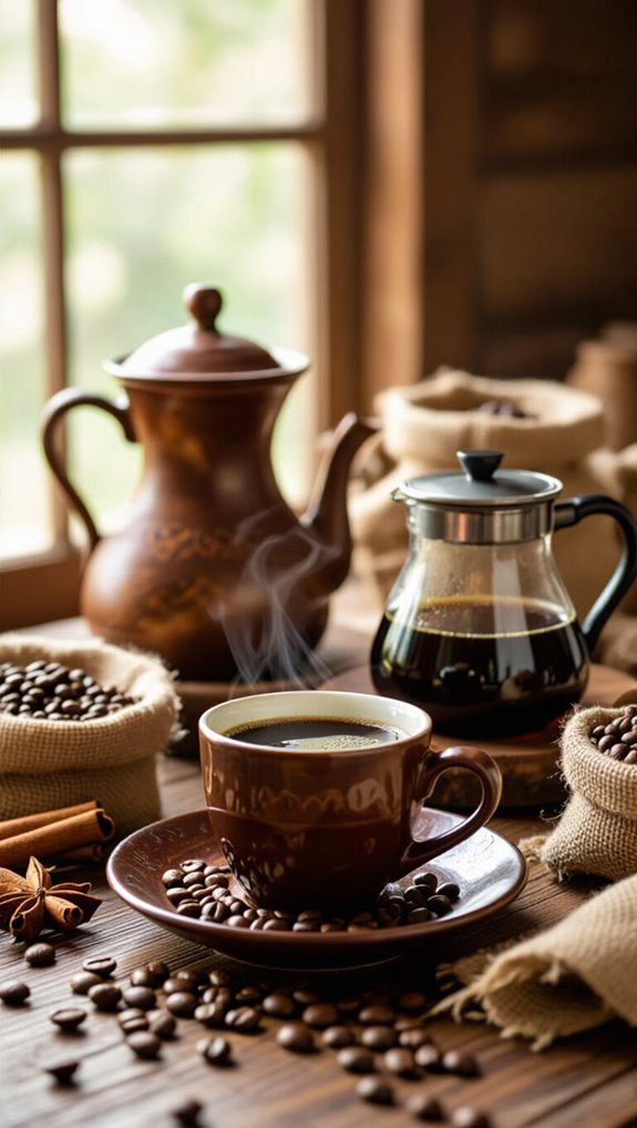 african ceremonial spiced coffee