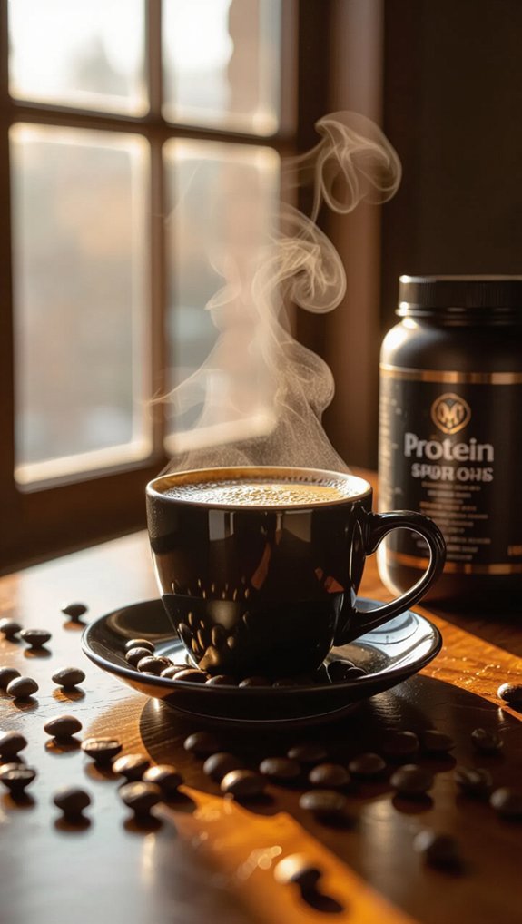 caffeinated protein for sustained energy