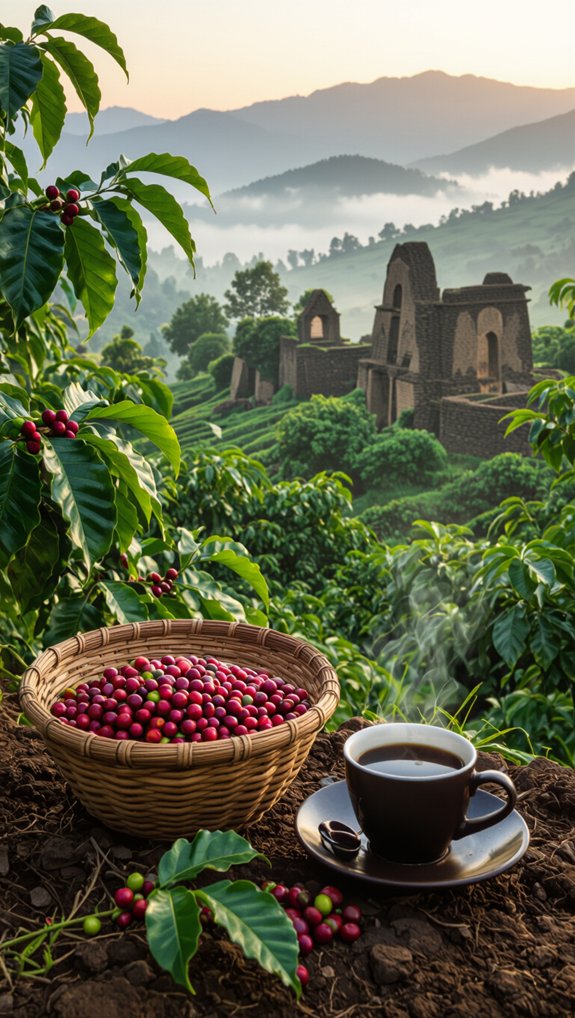 ethiopian highlands birthplace kaffa