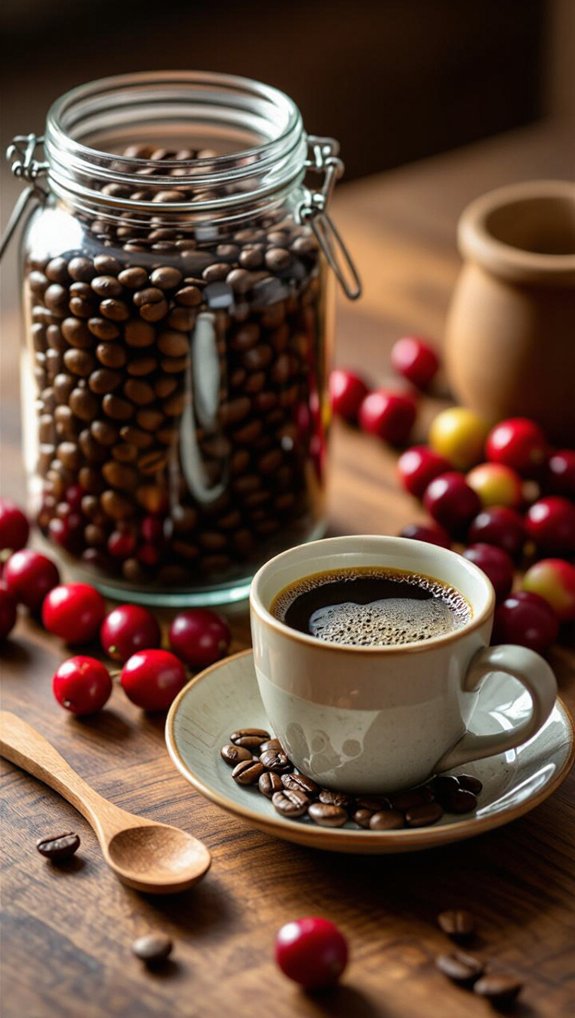experiment with small batch fermented coffee