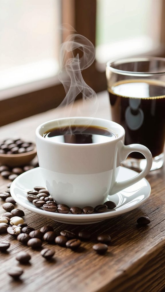 light roasted higher caffeine nutty profile