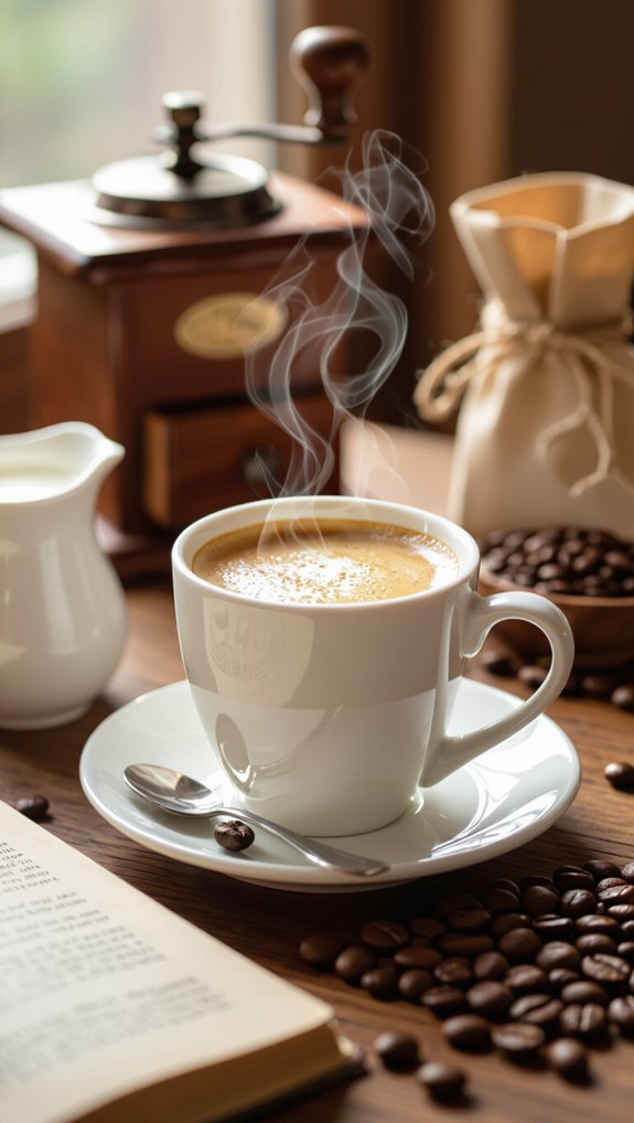 rich creamy homemade caf au lait