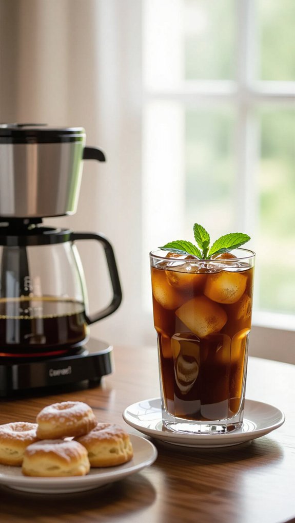 strong cold brew lemon coffee