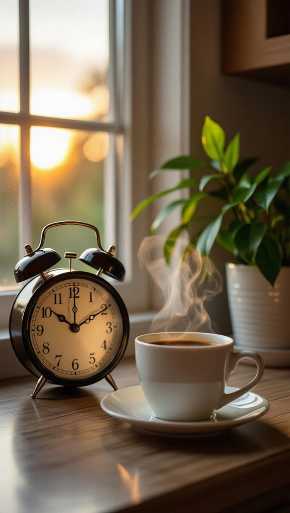 timing determines caffeine effects