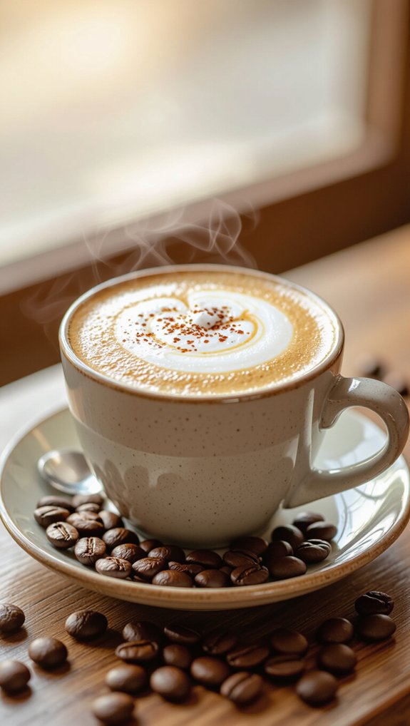 velvety balanced coffee milk harmony