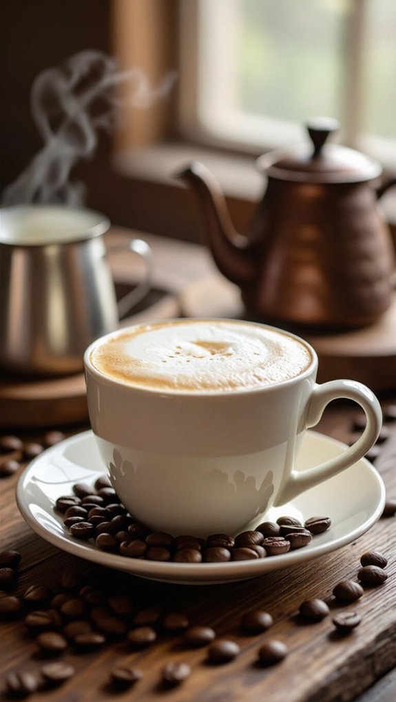 very lightly roasted beans