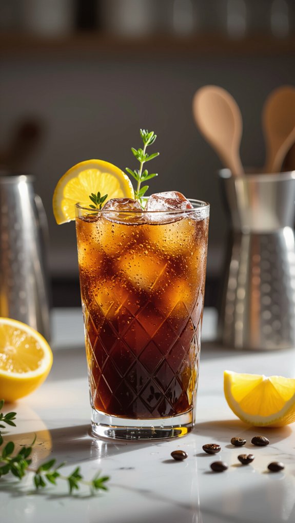 bright citrus herbs bitters