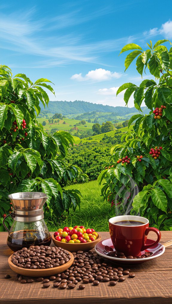 climate shapes coffee flavors