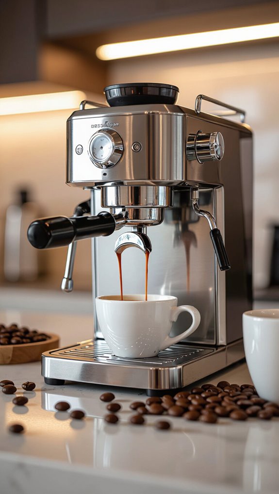 coarse grind low pressure espresso