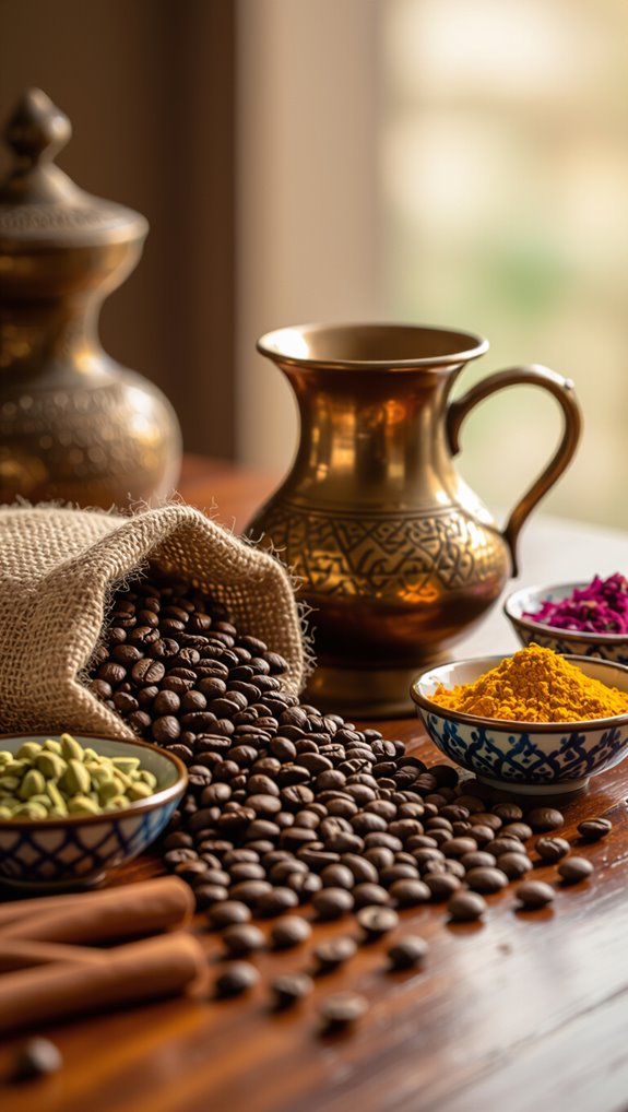 light roasted arabica whole spices