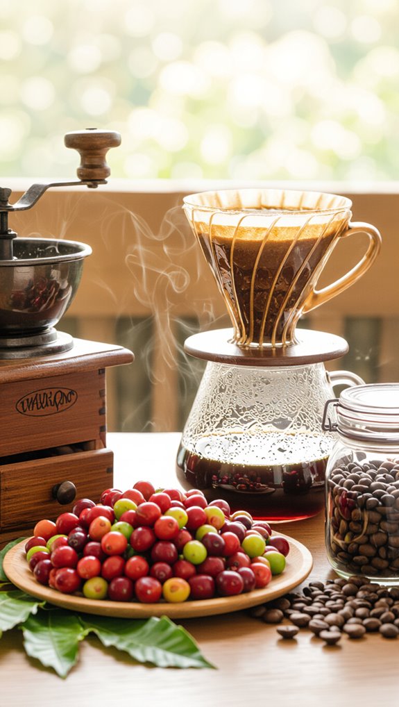 transforming cherries into beans