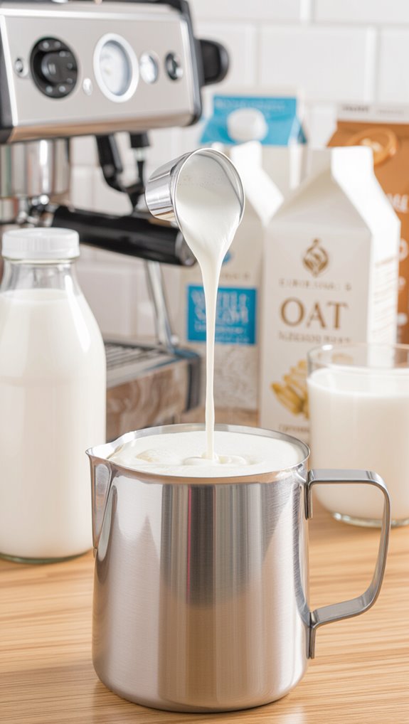 whole milk makes best microfoam