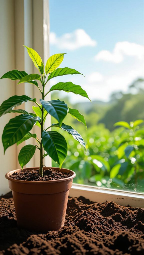 year round indoor coffee cultivation