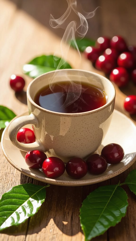 antioxidant rich coffee cherry infusion