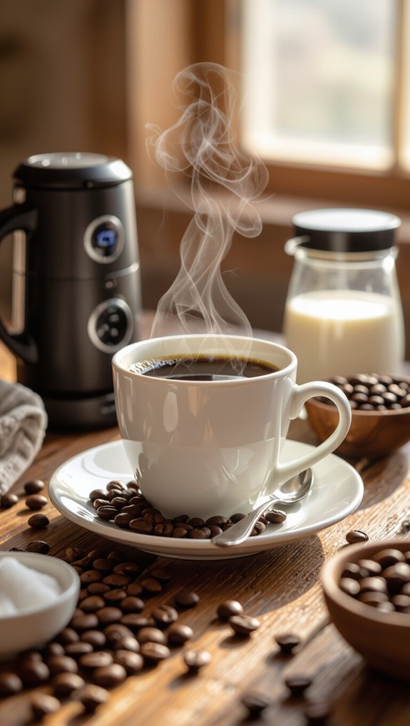 choose low calorie coffee components