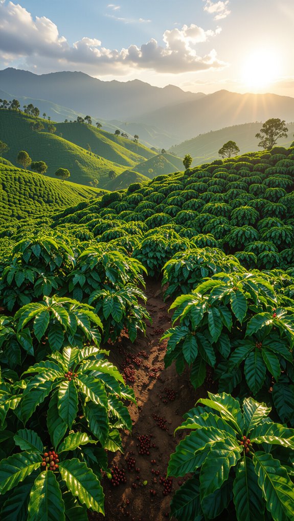 coffee belt tropical volcanic highlands