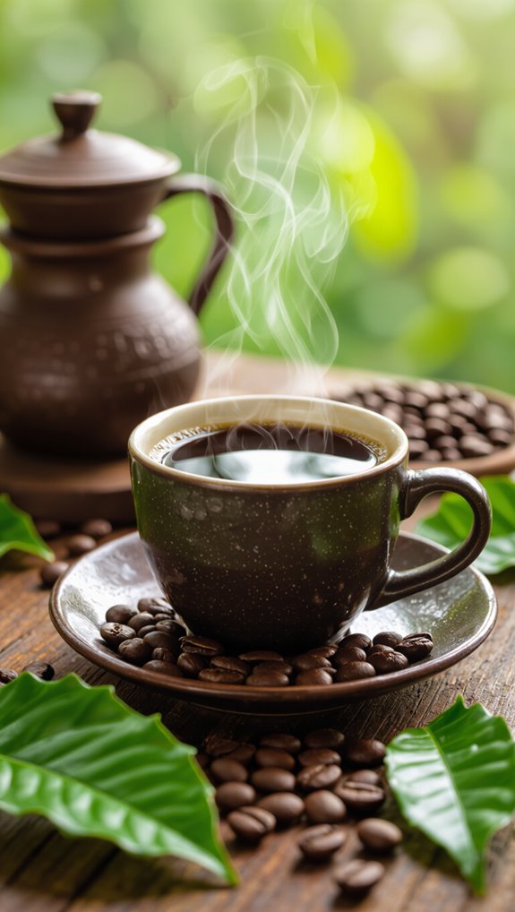 earthy complex indonesian coffee craft