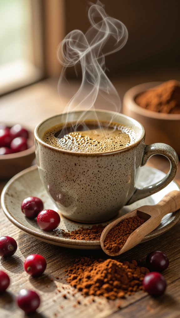 gentler fruity low caffeine beverage