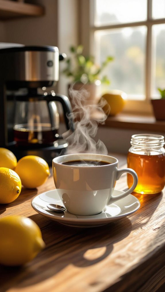 lemon honey enzyme coffee