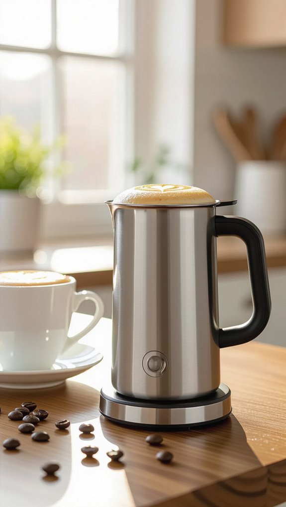 perfectly textured milk foam