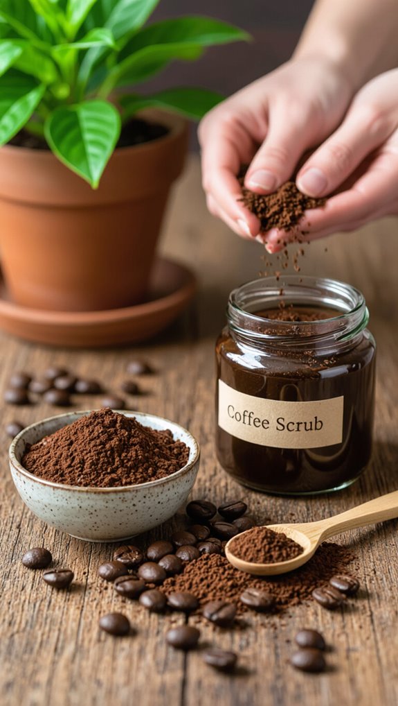 reuse coffee grounds creatively