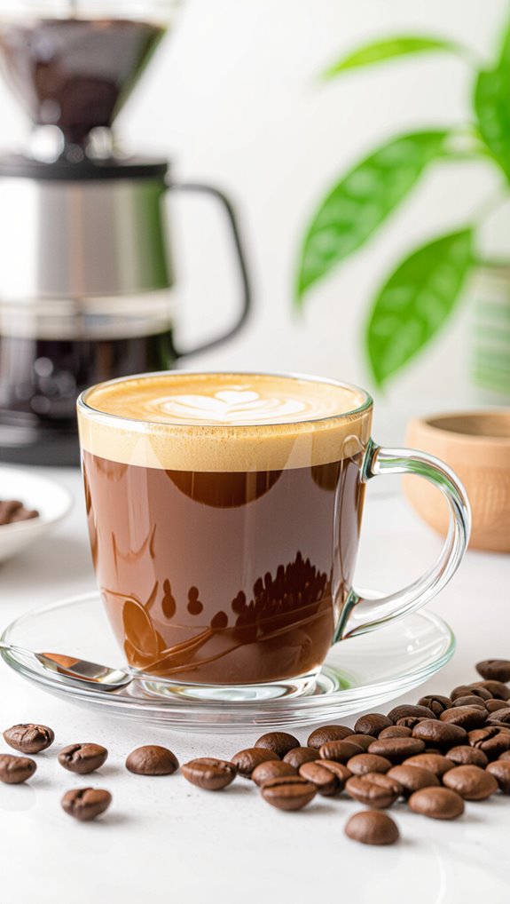 select freshly roasted caturra beans