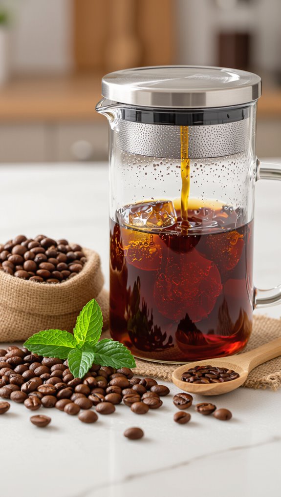 smooth chocolatey tanzanian cold brew