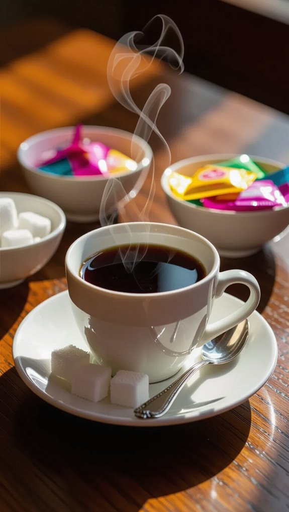 sugar vs zero calorie sweeteners
