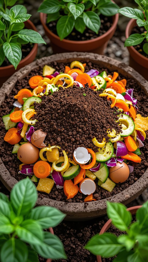 transform coffee grounds into compost
