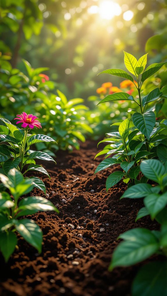 use composted grounds year round