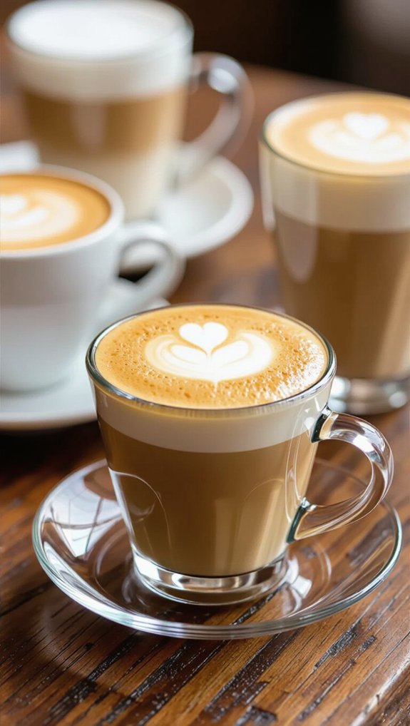 balanced espresso to milk ratios