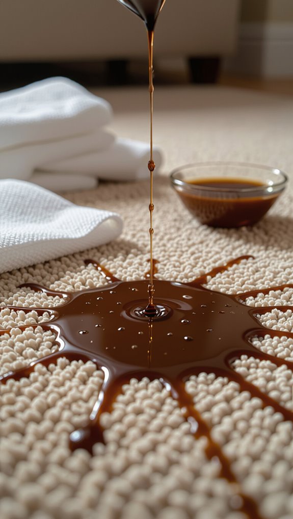 blot dilute prevent sticky residue