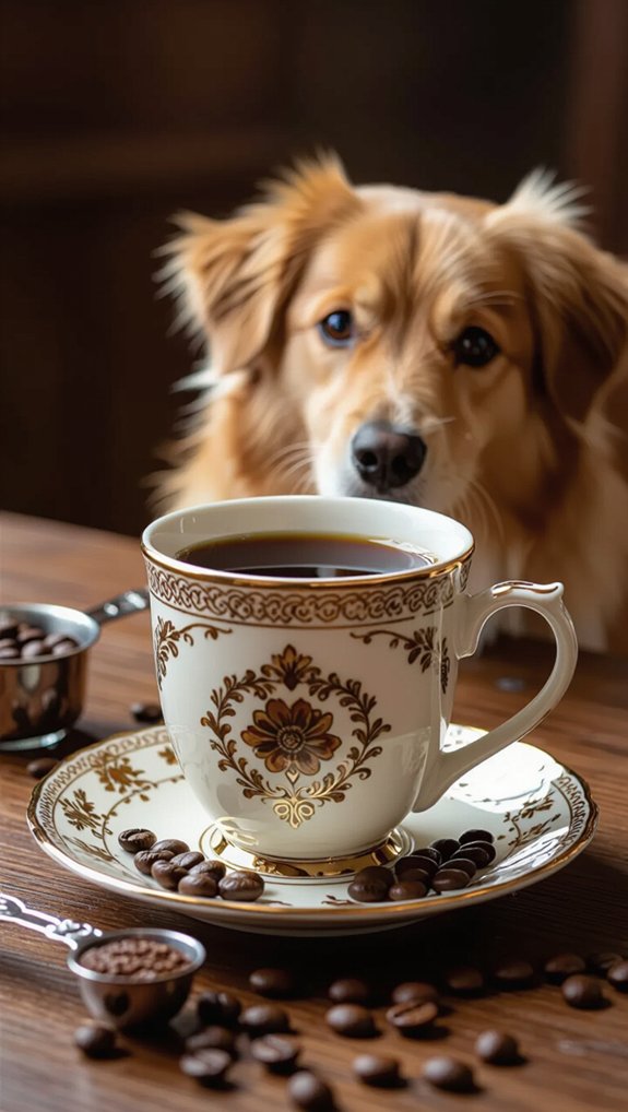 caffeine doses dangerous for dogs