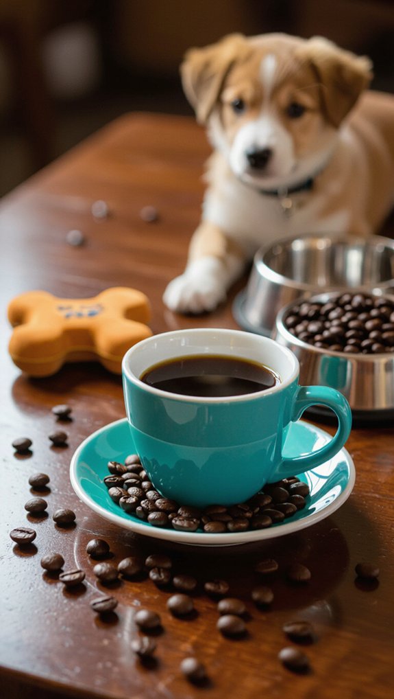 caffeine poisoning risk for dogs