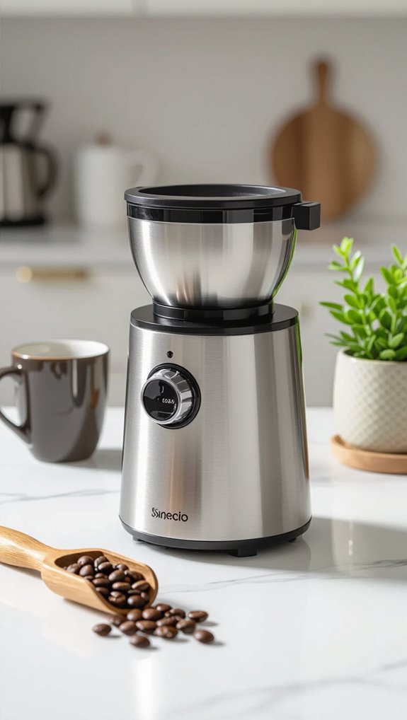 clean blade and burrs