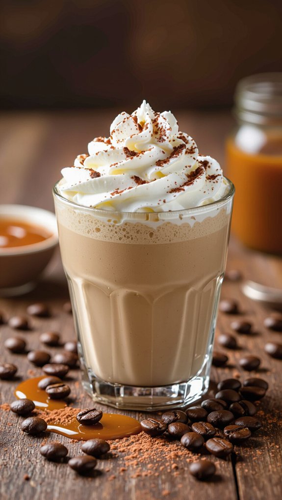 customize frozen coffee with flair