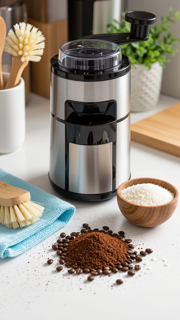 essential coffee grinder cleaning tools