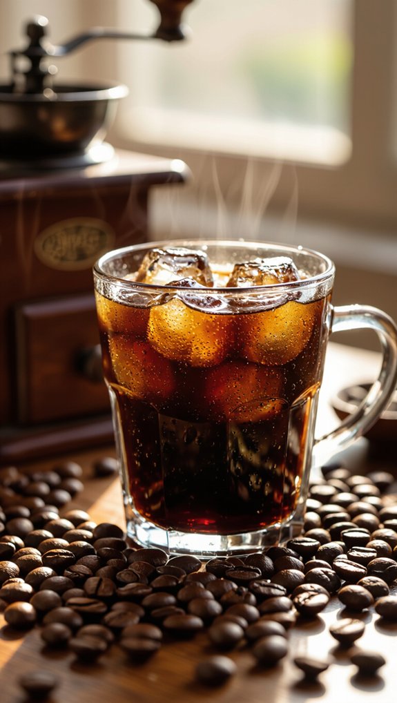 flash brewed bright iced coffee