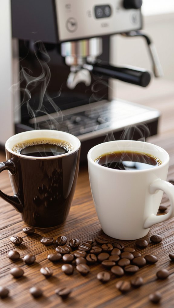 flavor strength caffeine content