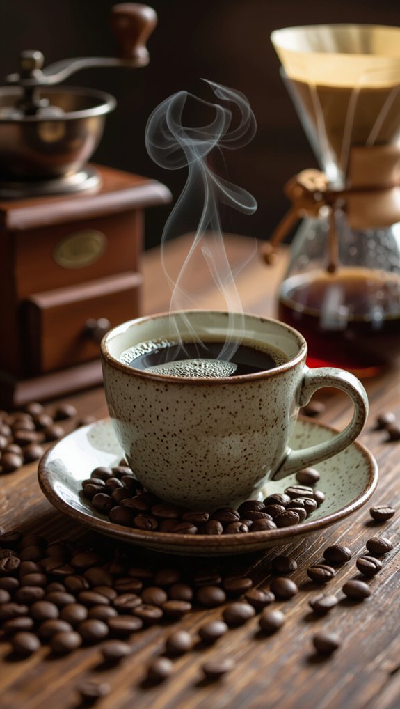 freshly ground high quality beans