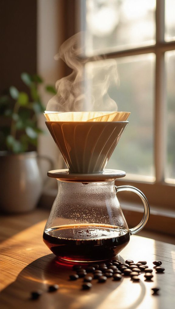 hand poured precisely controlled extraction