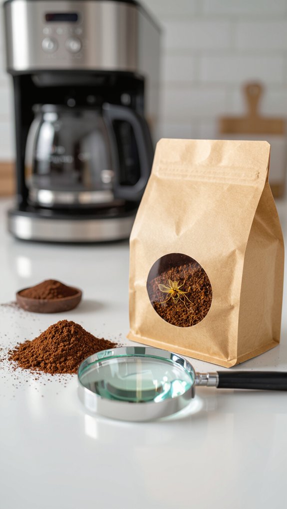 inspect beans for defects