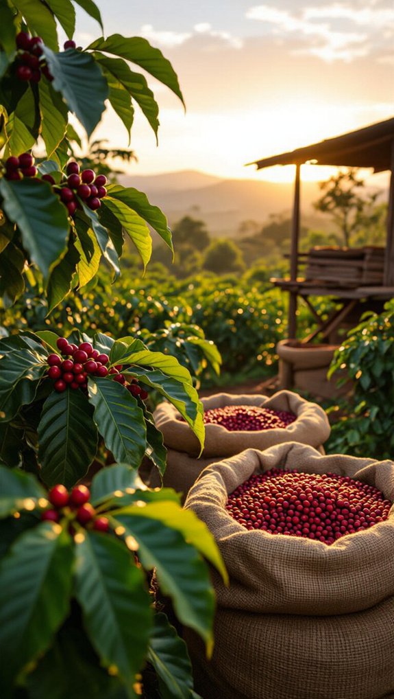 missionaries introduced coffee seeds