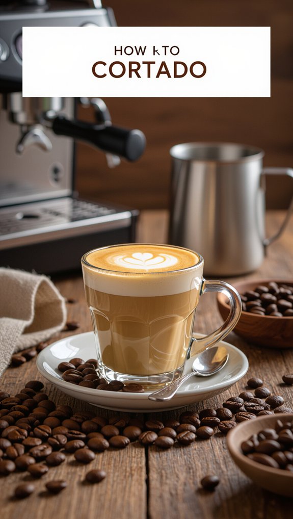 precise espresso and milk balance